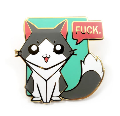 Bad Cat F*CK Enamel Pin