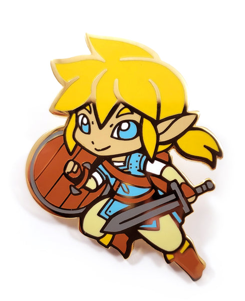 Legend of Zelda Breath of the Wild inspired link sold and Zelda pin