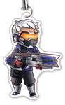Solider 76 1.5" Charm